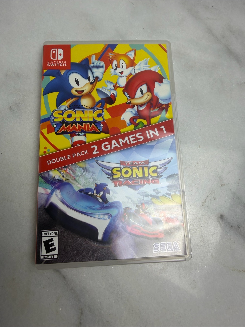 Sonic Mania & Team Sonic Racing Double Pack - - Blue/Red